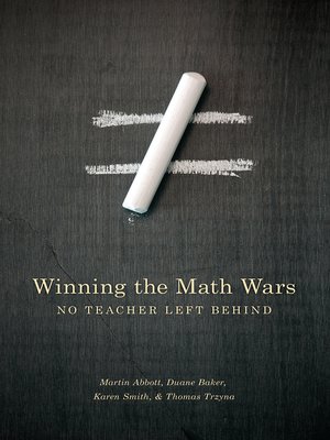 cover image of Winning the Math Wars